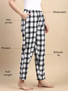 Kryptic Pack Of 2 Pure Cotton Mid-Rise LoungePants