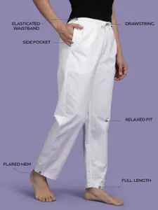 Kryptic Pack Of 2 Pure Cotton Mid-Rise Lounge Pants