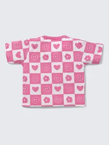 Nite Flite Girls Pure Cotton Printed Night suit