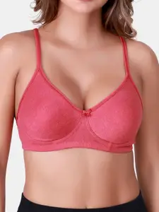 SKDREAMS Women Pack of 3 Full Coverage Non-Wired Cotton Seamless Bra