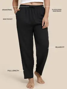 Kryptic Pack Of 2 Pure Cotton Mid-Rise LoungePants