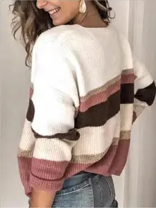 StyleCast Women Striped Pullover