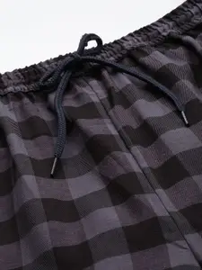 Kryptic Women Pack Of 2 Pure Cotton Mid-Rise Lounge Pants