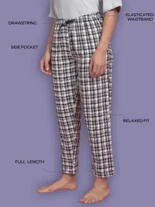 Kryptic Pack Of 2 Checked Mid-Rise Lounge Pants