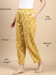 Kryptic Women Pack Of 2 Printed Cotton Lounge Pants