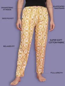 Kryptic Pack Of 2 Pure Cotton Mid-Rise LoungePants