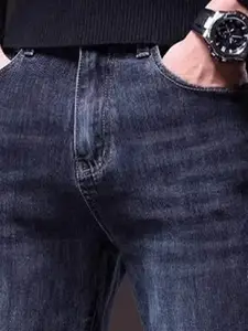 StyleCast Men Low Distress Heavy Fade Jeans