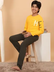 Sweet Dreams Boys Typography Printed T-shirt & Pyjamas Night suit