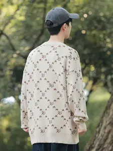 StyleCast x Revolte Men Printed Longline Pullover