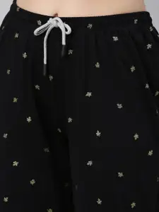 Kryptic Pack Of 2 Printed Pure Cotton Relaxed-Fit Lounge Pants