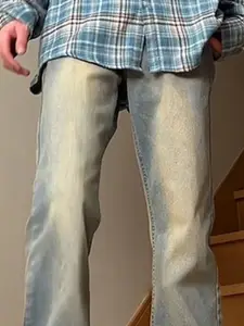 StyleCast Men Low Distress Heavy Fade Jeans