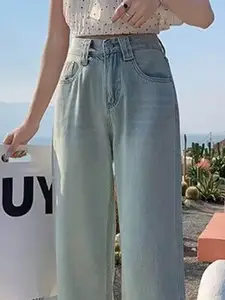 StyleCast Women Slash Knee Jeans