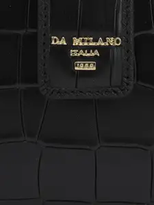 Da Milano Women Textured Leather Zip Around Wallet