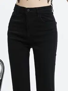 StyleCast Women High-Rise Cotton Jeans