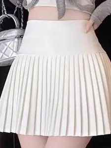 StyleCast Pleated Mini Skirt