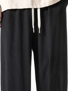StyleCast x Revolte Men Loose Fit Mid-Rise Regular Trousers