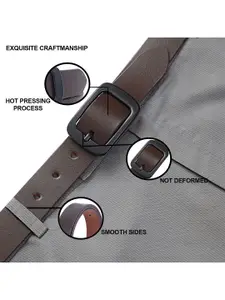 The Roadster Lifestyle Co Men Set Of 2 Textured Leather  Belts