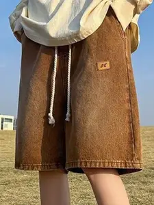 StyleCast Men Mid-Rise Denim Shorts