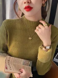 StyleCast Women Striped Crop Pullover