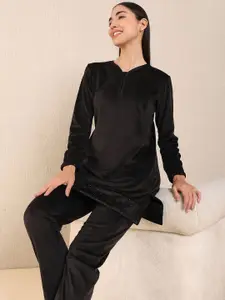 Sweet Dreams Women V-Neck Night suit