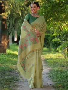 Anouk Women Floral Printed Muga Saree