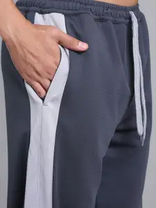 Moda Rapido Men Color-Block Cotton Rapid-Dry Track Pants