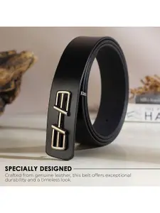 The Roadster Lifestyle Co. Men Textured Leather Belt