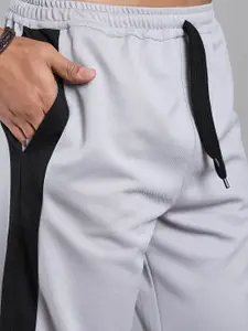 Moda Rapido Men Color-Block Cotton Track Pants