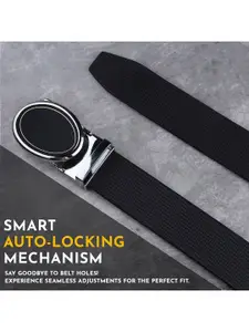 The Roadster Lifestyle Co Men Textured Leather Belt