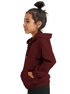 FUNKY MONKEY Girls Hooded Cotton Sweatshirt