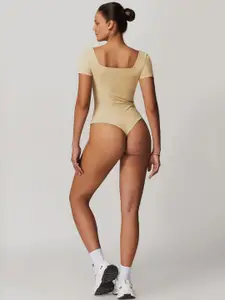 StyleCast Square Neck Short Sleeve Bodysuit