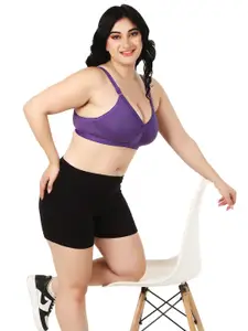 Designer Bugs Women Plus Size Full Coverage Non-Wired Bra