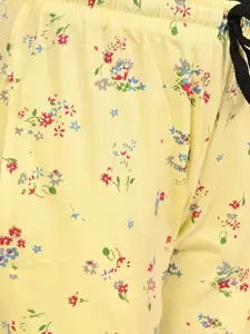 BAESD Girls Pack Of 3 Printed Cotton Lounge Pants