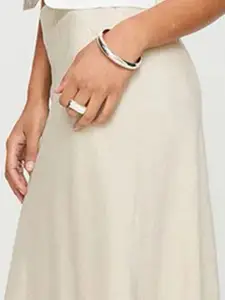 Outzidr A-Line Maxi Skirt