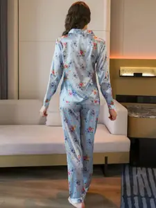 ETC Women Floral Printed Night suit