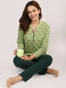 Duchess Women Printed Night suit