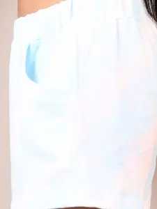 V-Mart Girl Loop Knit Printed Shorts