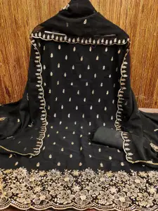 Panzora Embroidered Unstitched Dress Material