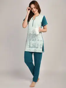 Duchess Women Printed Night suit