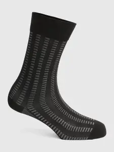 Blackberrys Men Patterned Cotton Above Ankle Length Socks