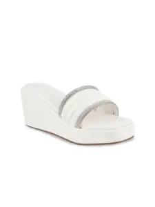 Try Me Embellished Wedge Sandals