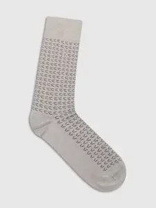Blackberrys Men Patterned Cotton Above Ankle Length Socks