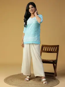 BAESD Women Woven Design Kurti