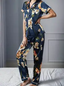ETC Women Floral Print Night suit