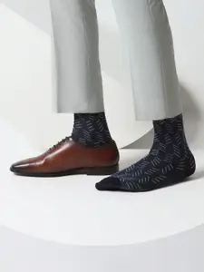 Blackberrys Men Patterned Cotton Above Ankle Length Socks