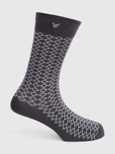 Blackberrys Men Patterned Cotton Above Ankle Length Socks