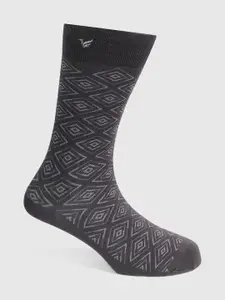 Blackberrys Men Patterned Cotton Above Ankle Length Socks