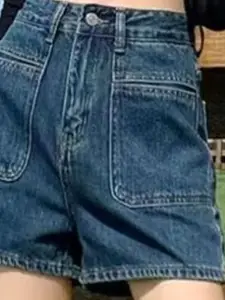 KPOP Women Regular Fit Cotton Shorts