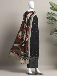 Biba Geometric Printed Pure Cotton Unstitched Dress Material