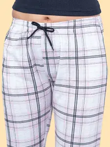 Kryptic Pack Of 2 Printed Pure Cotton Relaxed-Fit Mid-Rise Lounge Pants